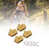 4 Sets Fahrrad-Scheibenbremsbeläge, alle Metall-Mountainbike-Bremsbeläge für M355 M446, Fahrradzubehör