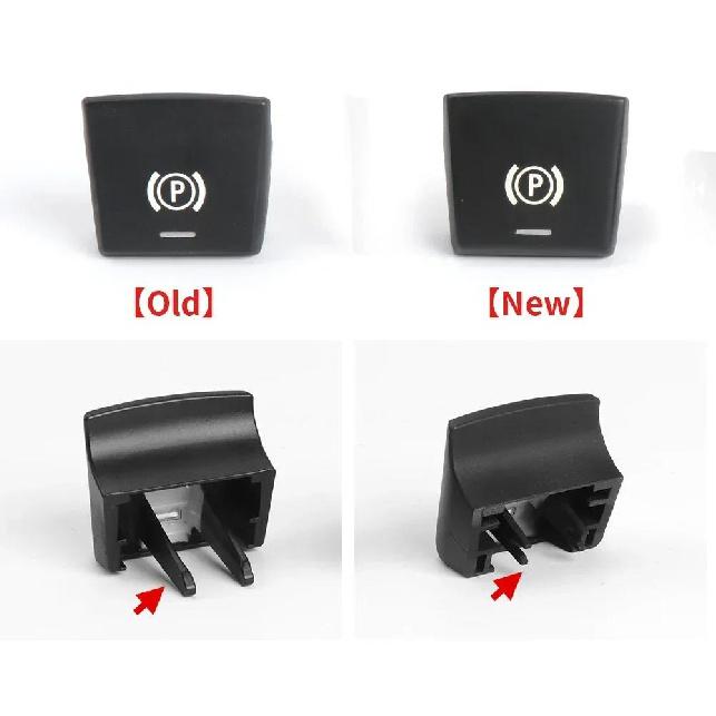 Car Electronic Handbrake Parking Brake P Auto H Button Switch Cover Replacement for BMW X5 X6 F15 F16 Relays 5