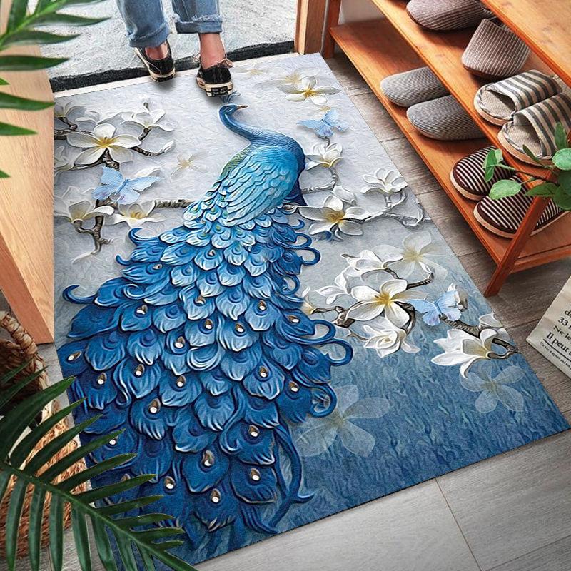 3D Entrance Floor Mat Entrance Door Mat Bedroom Kitchen Water Absorbent Foot Mat Bathroom Non Slip Mat Foot Mat Household