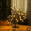 Simulační třešňová lampa Iron Art USB vypínač Noční světlo Vánoční sváteční pokoj Dekorační stůl