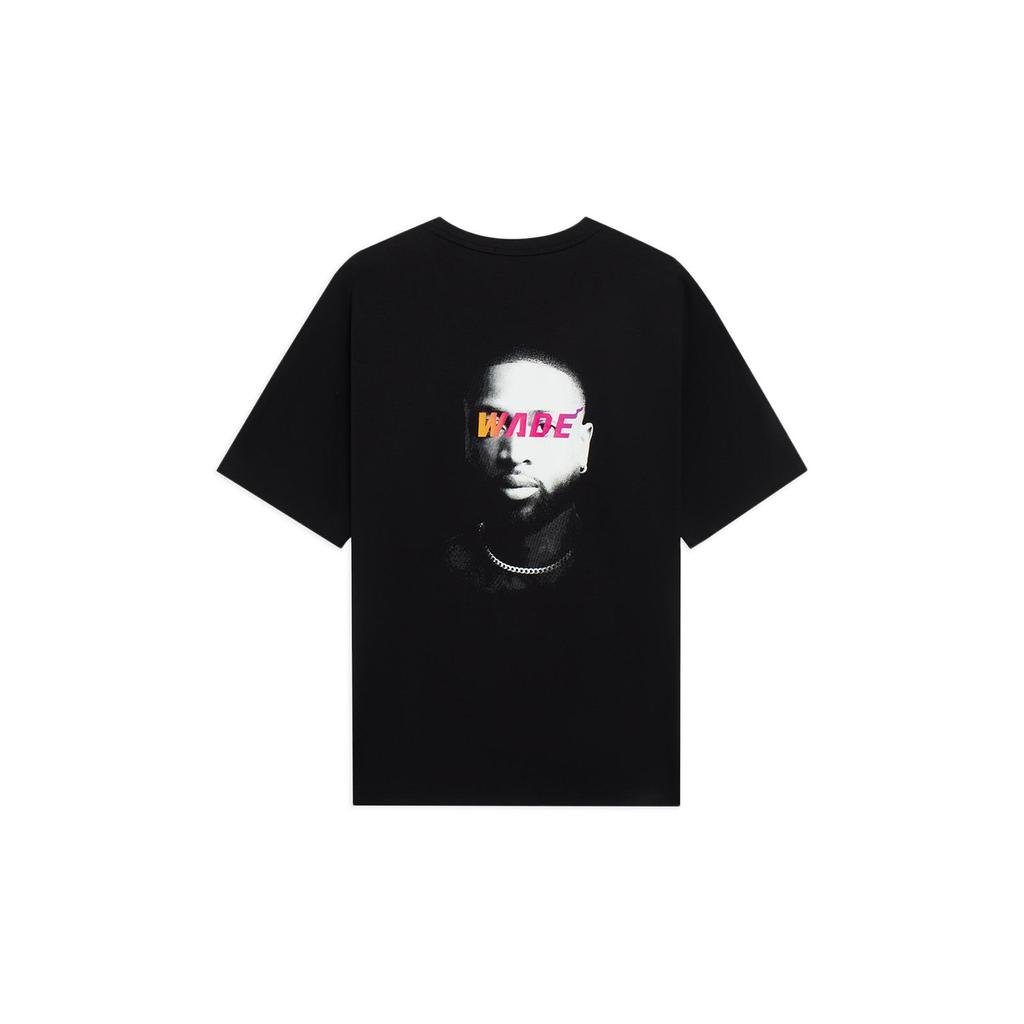 Li Ning Wade Collection T Shirt Unisex Black AHST021-1