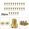 25pcs Carburetor Main Jet 55-115 M6 6mm Thread For Dellorto PHNL PHVA PHBH PHBN PHBG VHBT Carburetor Injector Nozzle