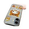 Rilakkuma Kitten Large Window Soft Case for Apple 17promax 16/15/14pro Phones.