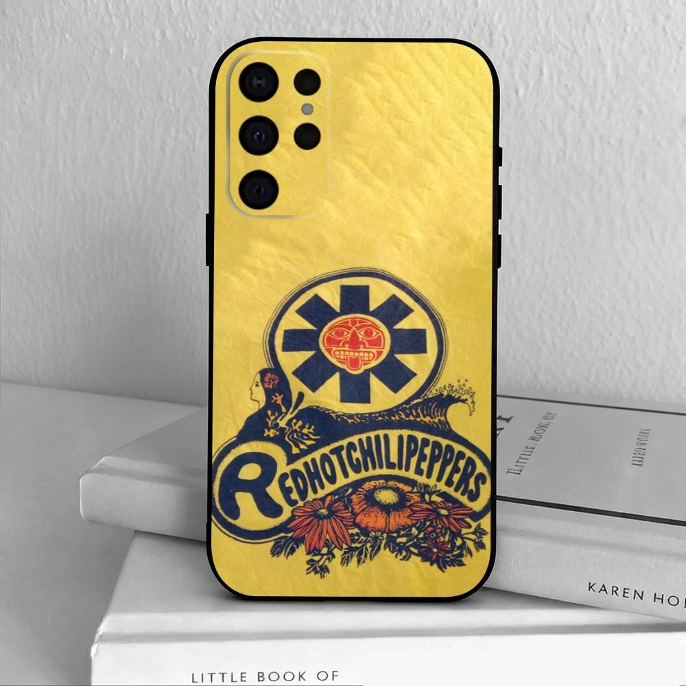 U-Unforgettable Red Hot Chili P-Peppers Bnd Phone Case For Samsung S25,S24,S21,S22,S23,S30,Ultra,S20,Plus,Others Soft Black Case
