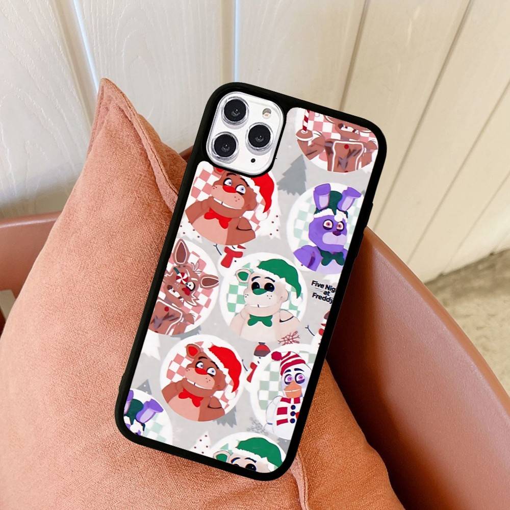 Fnaf Five-nights-At-Freddys Anime For iPhone 17 16 15 14 13 12 11 Mini Pro Max Plus PC+TPU Back Phone Cover