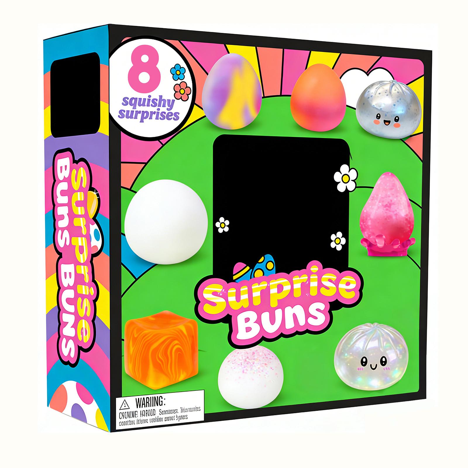 8pc Pinch Le Decompression Toy One Size