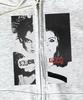 Sk8Er Rock Boy Or Girl Sweat Hood Zip-Up ((White Melange))