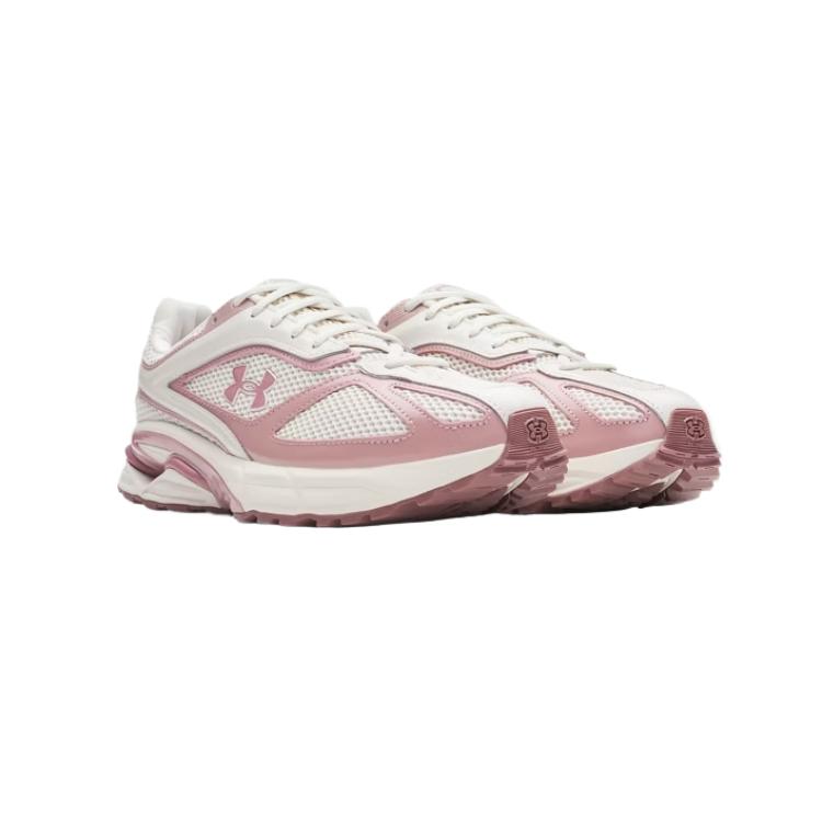 Under Armour Apparition Fashion Simple Trendy Versatile Breathable Support Durable Low-Top Casual Shoes Unisex sneaker Pink 3027595-120