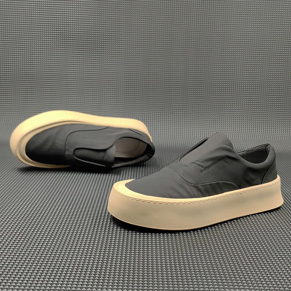 Fashion Ice Silk Men Casual Shoes Platform High-quality Men's Shoes Outdoor Breathable Sneakers Male Designers Footwear Tenis Hombres