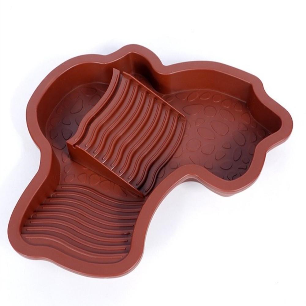 Plastová vana pro koupání želv s žebříkem Dekorace do akvária Nový bazén s vodou pro želvy Potřeby pro želvy