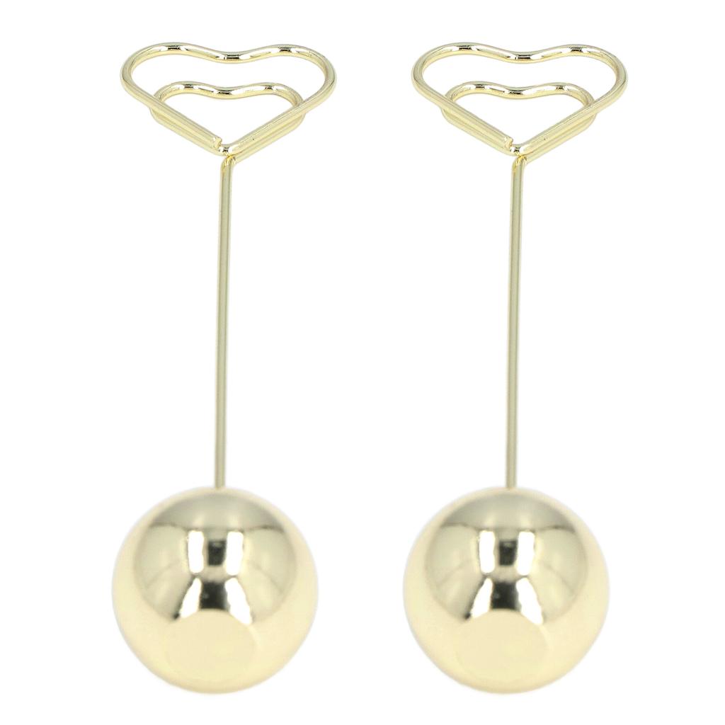 2Pcs Table Number Stands Unique Design Widely Used Firm Stable Sturdy Durable Metal Place Card Holder for Party