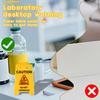Mini Desk Caution Sign Overworked Underpaid Procrastination Caution Sign Home