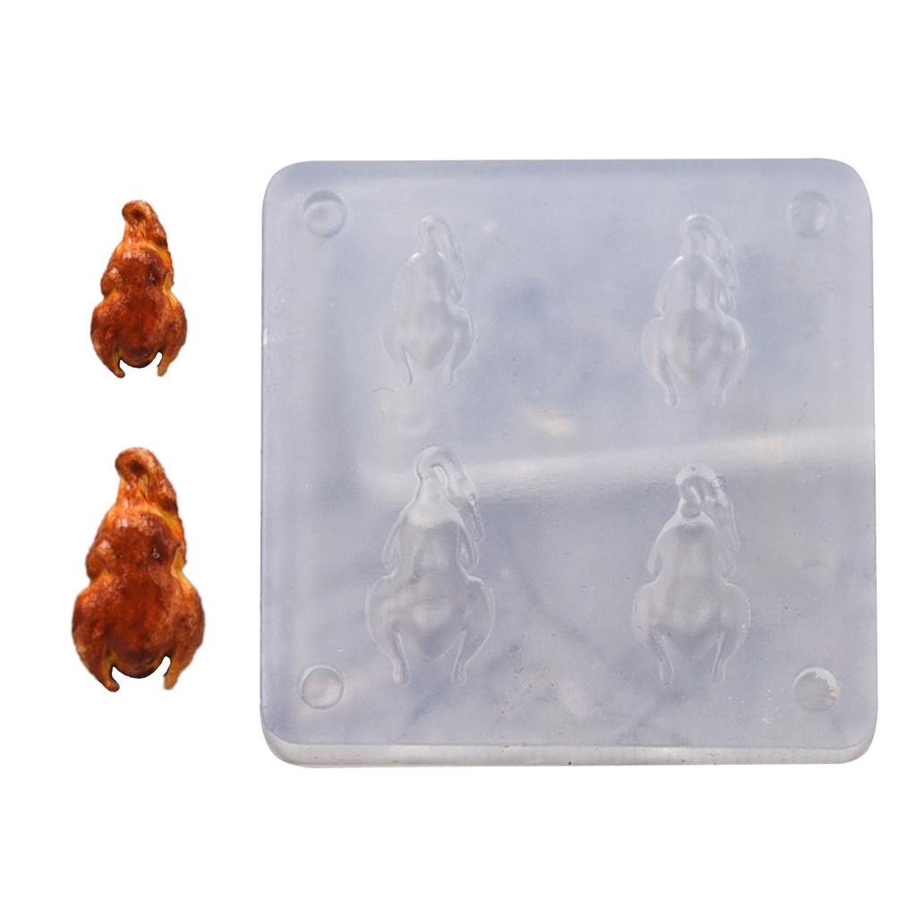 Silicone Mold 3D Duck Shaped Silicone Molds DIY Jelly Shots Gum Paste Fondant Pudding Soap Handmade Decorations Mould