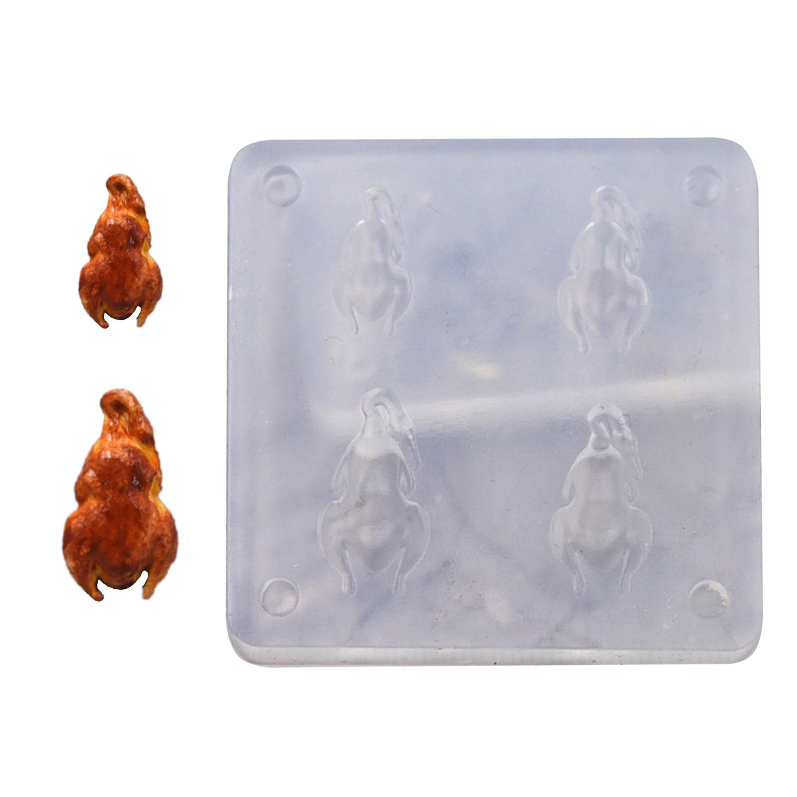 

Animal Fondant Molds 3D Duck Shaped Silicone Moulds Cake Decorating Molds for Candy Soap Candles Epoxy Clay Molds