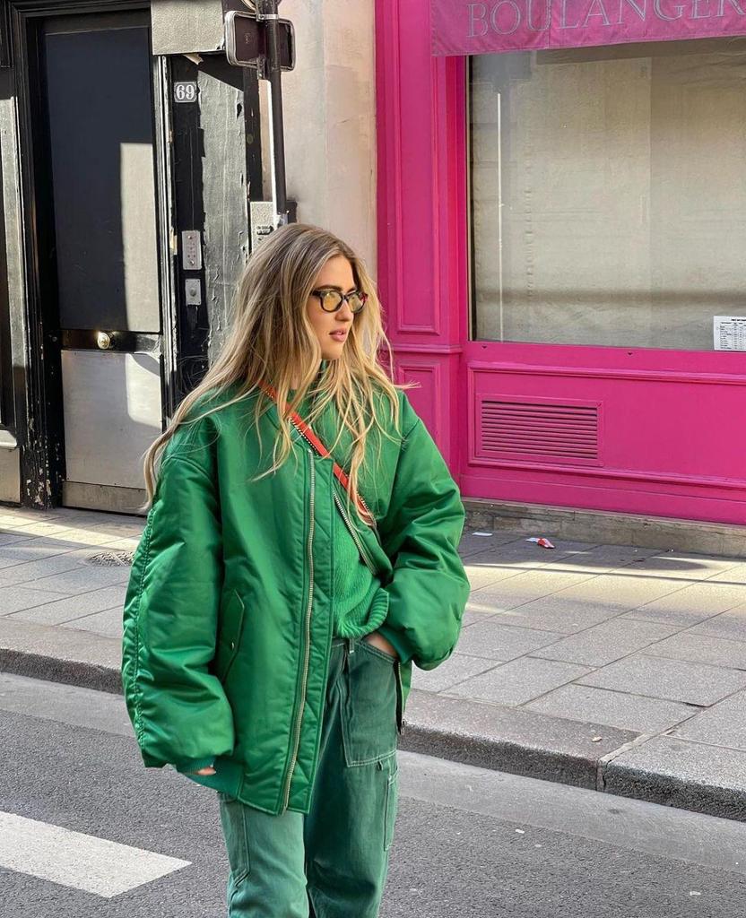 2025 Damen Winter Europäische & Amerikanische Street Fashion Lockere Baseballjacke (A19518)