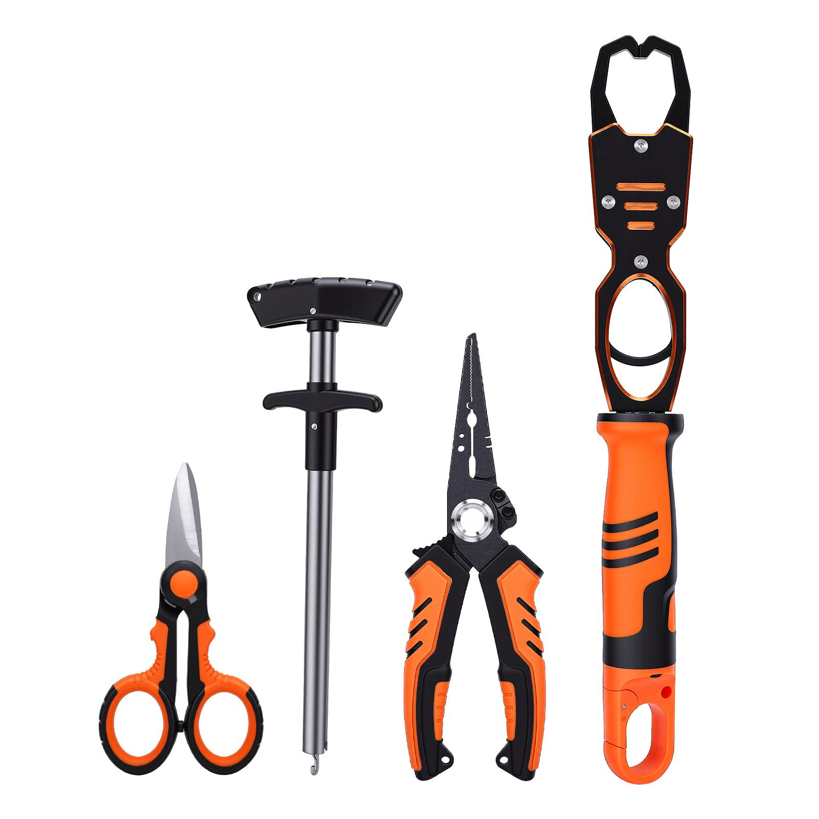 Portable Fishing Tool Set Multi-function Lure Pliers Fish Line Cutter Control Fish   Hook Remover Portable Fishing Tool