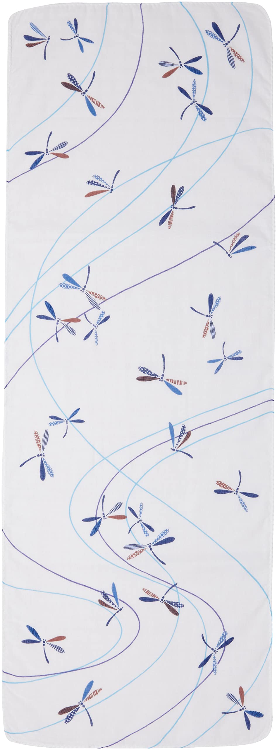 Yamamoto Jin Shoten Fukukoi Soft Double Gauze Hand 32 x 89cm Towel, Dragonfly, Approx.