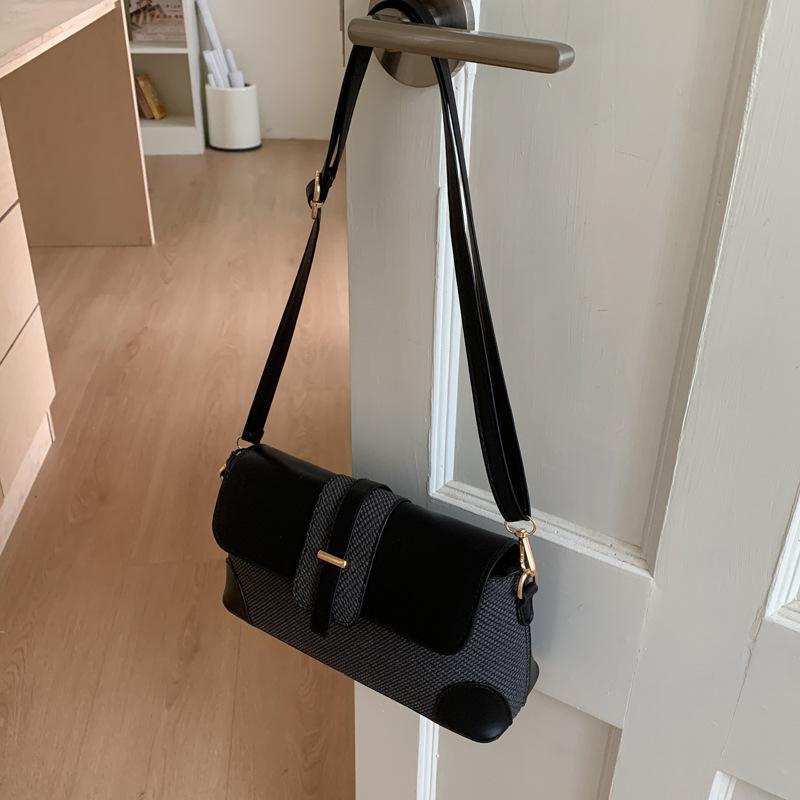 

Нишевый дизайн, легкая роскошь, высокое качество, новая женская сумка, летняя мода, универсальная, с темпераментом, на плечо, сумка-мессенджер чёрный