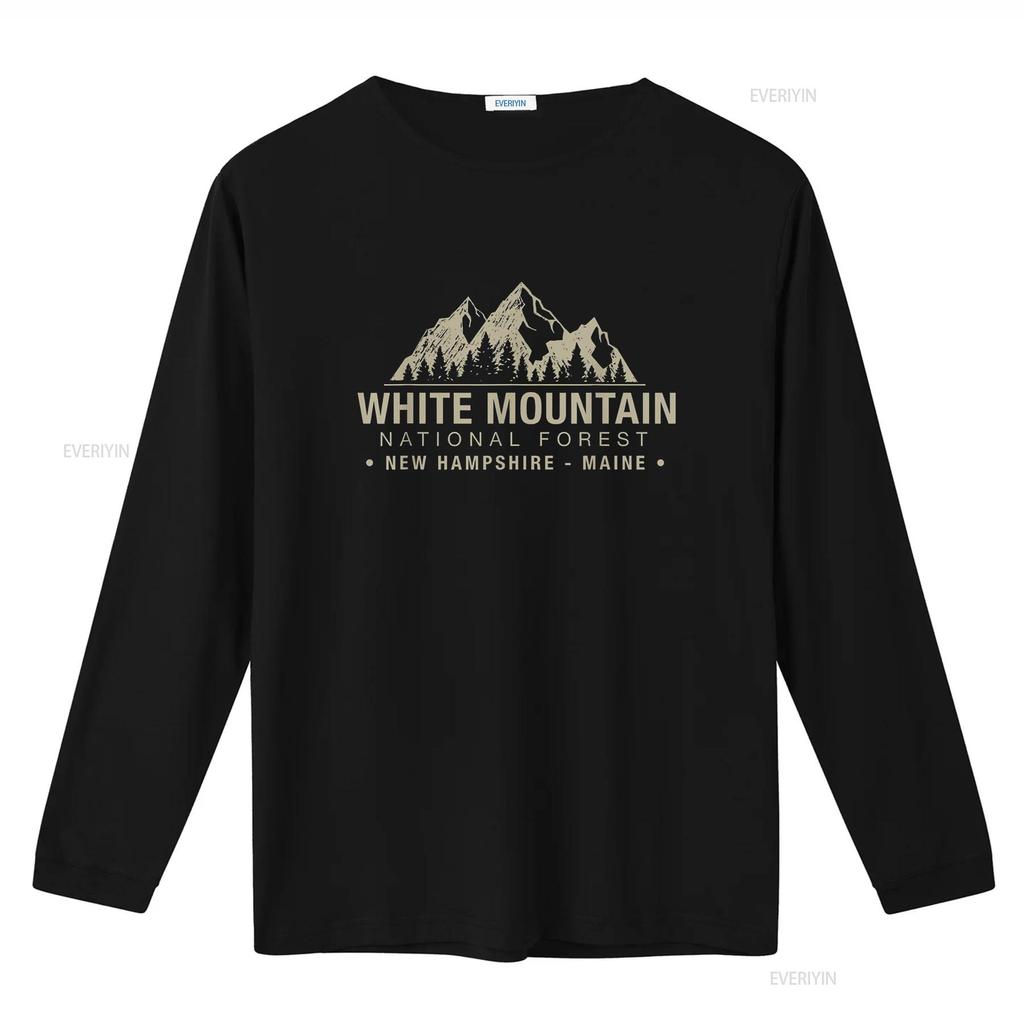 White Mountain National Forest New Hampshire Maine T Shirt vintage Washed Unisex Stylish Top For Everyday Wear homme Casual
