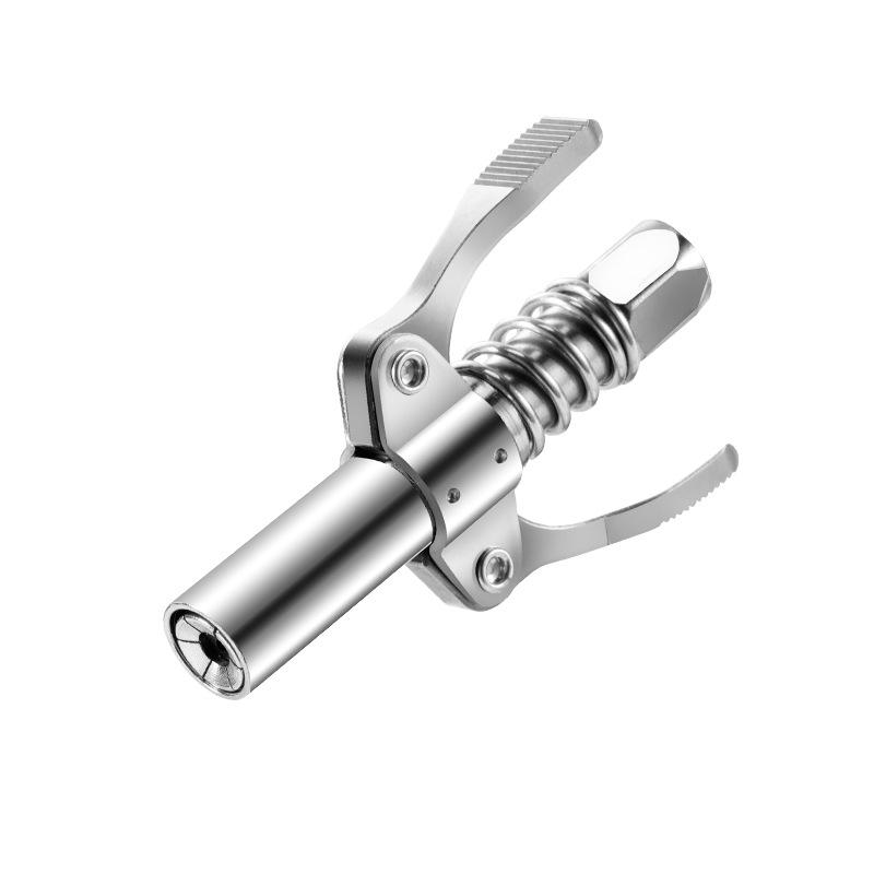 High-Pressure Self-Locking Double Handle Universal Grease Gun Nozzle