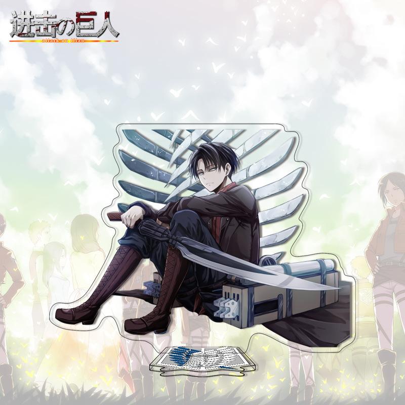 Attack on Titan Acrylic Stand Anime Large Stand Cartoon Cute Character Figure Display Stand Anime Merchandise Collectible Gift