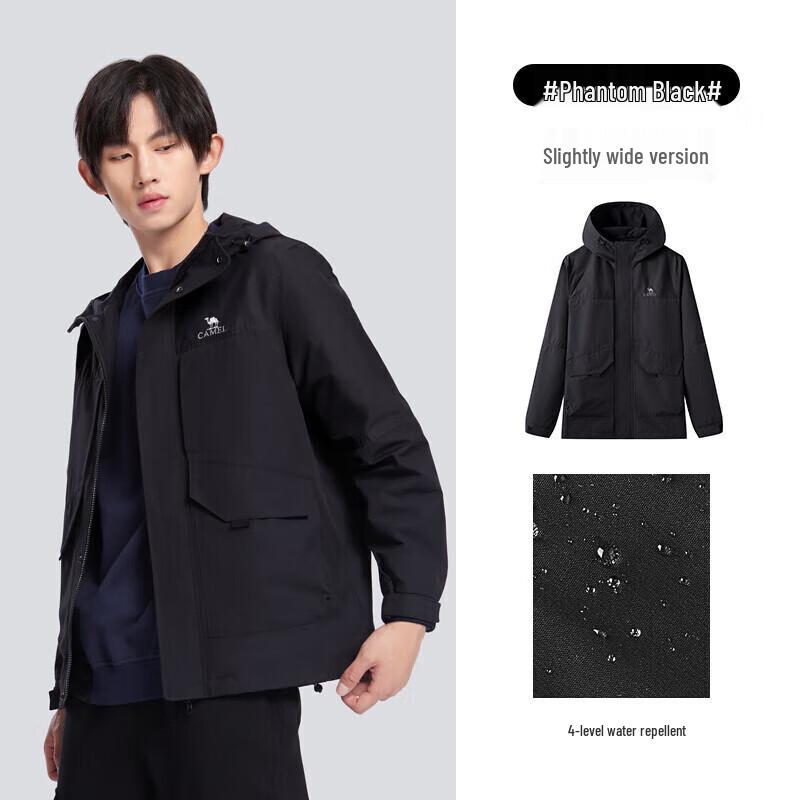 CAMEL Unisex Outdoor Windproof & Water-Resistant Jacket