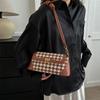 Trendy 2023 Spring Fashion Simple Checkered Shoulder Bag Ladies Crossbody Small Square Bag