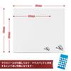 SIROOLAC Glass Gaming Mousepad for FPS Durable and allows for accurate and swift targeting of opponents Siroolac Games (White, 320mm360mm, 1.0