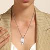 Custom Engrave BFF Friendship Necklaces for 2 Best Friends Gifts, Couple Heart Love Forever Pendant Female BFF Necklaces Set