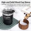 300Ml Coffee Cup With Straw Cover Portable Stainless Steel Anti Scalding Outdoor Camping Beer Mug