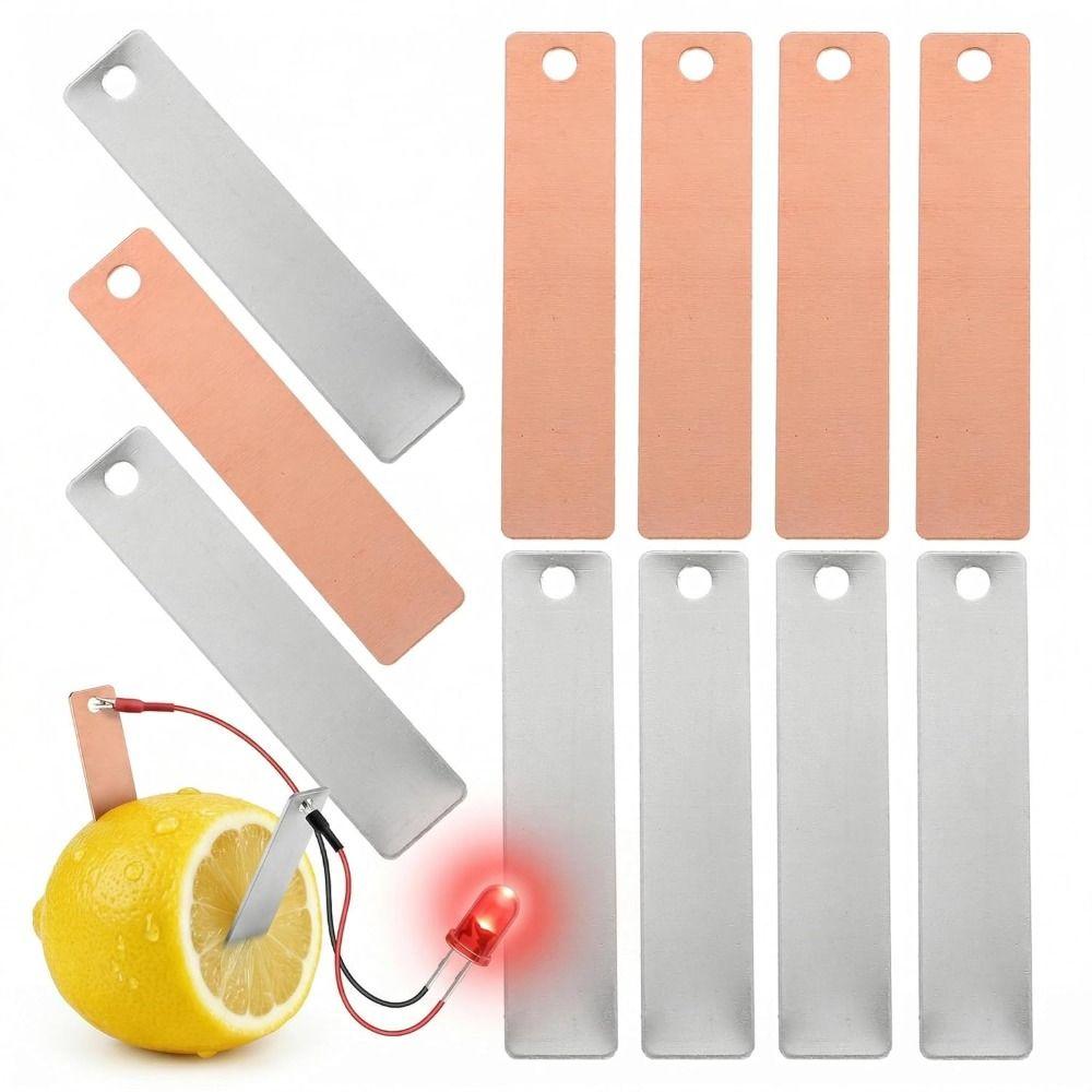 Korrosionsbeständige Zink-Anodenblech Experimentierqualität Kupfer-Anodenblech Obstbatterie Projekt