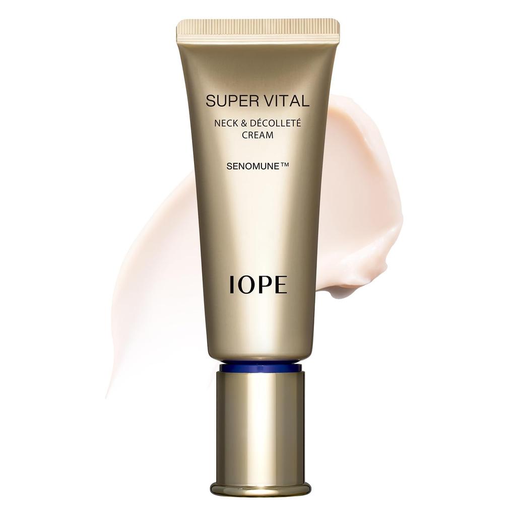 IOPE Official Super Vital Neck Decollete Cream 40ml Neck Wrinkle Care Cream with Niacinamide Firming Care Care Korean Cosmetics Gift & - - Anti-Aging,