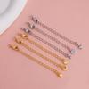 18K Gold Plated Lobster Clasp Pendant Extension Chain for DIY Necklace/Bracelet