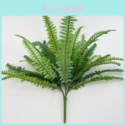 Nephrolepis Cordifolia Artificial Plant Wall Decor With Lush Foliage For Wedding And Home Decoration