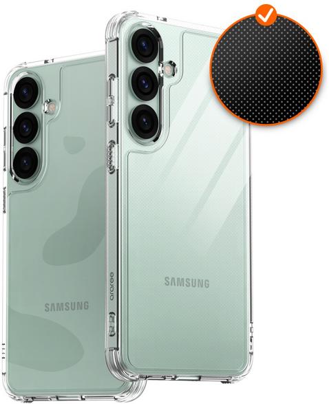 Araree flexield back case for samsung galaxy s25 plus transparent