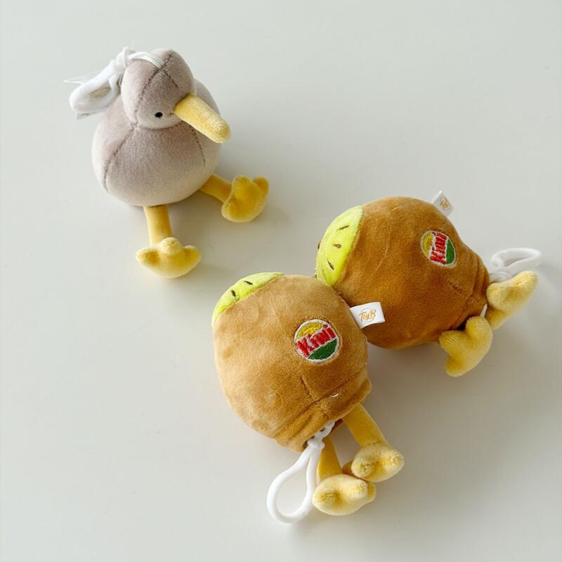 Kiwi Bird Flip over to transform into a kiwi doll keychain 10cm double-sided