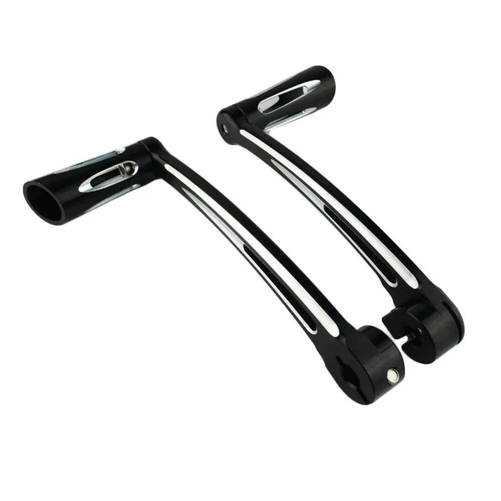 Black Brake Arm Kit Shift Lever Shifter Pegs For Harley Touring Road King 08-18 Softail Fatboy 00-18 Brake Pedal