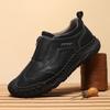 Herren Slip-On Freizeitschuhe Herbst 2025 - Weiche, Rutschfeste Sohle, Reißverschluss, Flacher Absatz, Atmungsaktiv