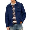 Men's Relaxed-Fit Casual Workwear Long-Sleeve Jacket