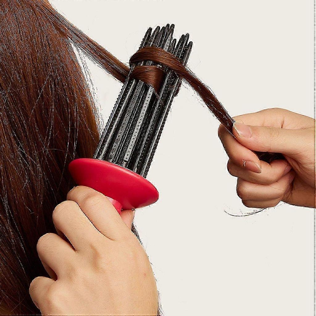 Curling Comb Professional Heatless Hairstyling Tools 17 Teeth Air Volume Hair Fluffy Comb for Hair S