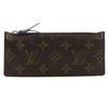 LOUIS VUITTON Portefeiulle Josephine Purse M60164 Three fold Brown Monogram canvas Women Used
