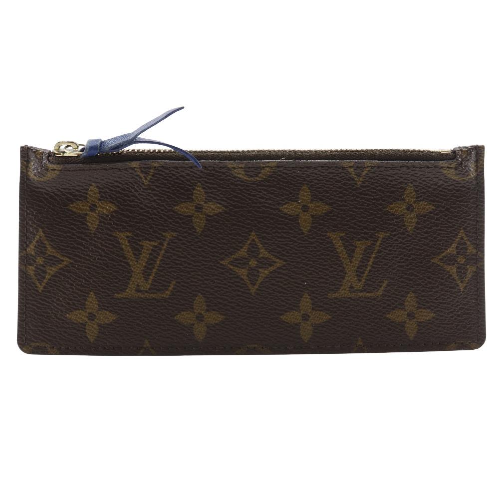 LOUIS VUITTON Portefeiulle Josephine Purse M60164 Three fold Brown Monogram canvas Women Used
