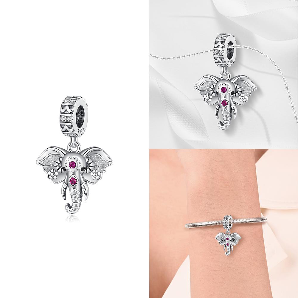 Exquisite Animal Firefly Blue Bow Dolphin Beads Fit Bracelet Charms Copper Original Jewelry Making Women Anniversary Gifts