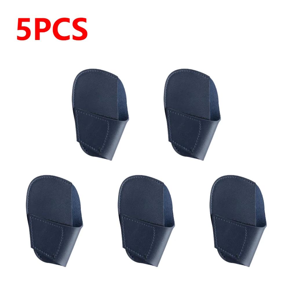 10-1pcs Portable Universal Iron Cover PU Lightweight Golf Head Leather Wedges Covers Golf Accessoires for Outdoor Golfers