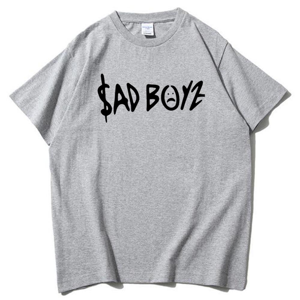 

Мужские и женские модные футболки из чистого хлопка с круглым вырезом и короткими рукавами 3XL светло-серый