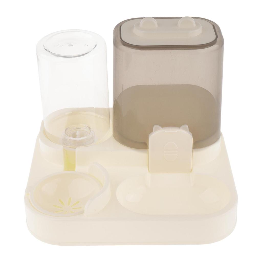 Automatic Pet Feeder Food Container Multifunction Convenient Detachable Compact Household Cats Feeder for Puppy Kitten Dogs