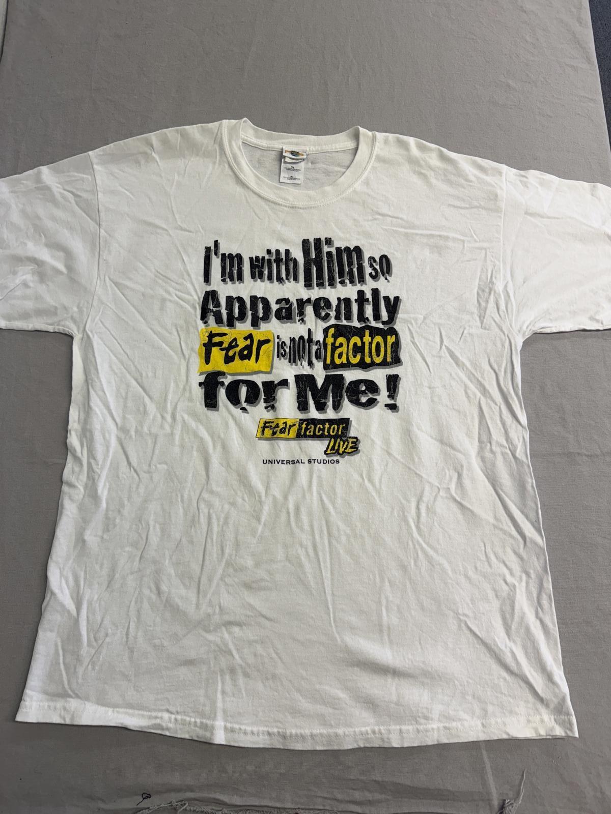 VTG Fear Factor Show T-shirt 2005 Fear is not a Factor XL XXL