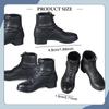 1/6 Scale Figure Boots,Male Action Figures Shoes Miniature Formal Fashion 1:6 Short Tube Boots