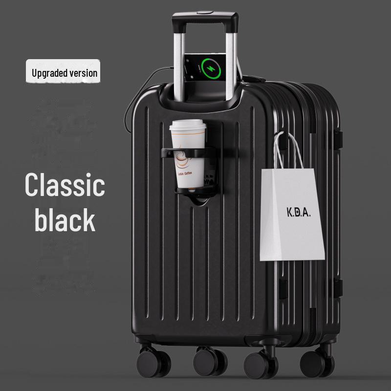 

2024 Многофункциональная тележка: Чемодан Password для женщин 20 дюймов и мужчин 24 дюйма 18 inch [No side handle + foot stand]