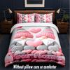 Set Biancheria da Letto a Tema Gnomo con Testo o Nome Personalizzato, 3 Pezzi, 1 Lenzuolo Sotto con Angoli & 2 Federe, Biancheria da Letto Personalizzata per la Casa